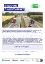 Einladung zum Infomarkt zur E233