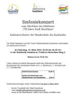 Sinfoniekonzert am 18. März 2023