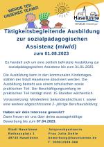taetigkeitsbegleitende Ausbildung zur sozialpaedagogischen Assistenz