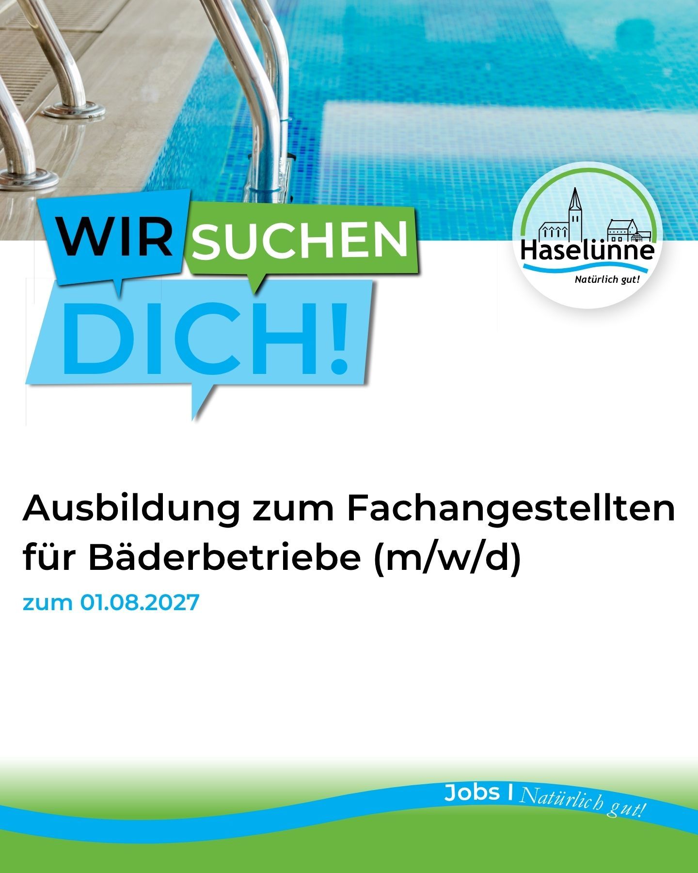Ausbildung zum Fachangestellten für Bäderbetriebe (m/w/d)
