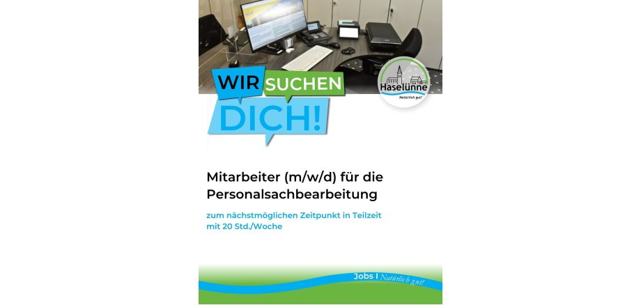 Mitarbeiter (m/w/d) für die Personalsachbearbeitung