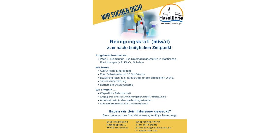 Kopie von Kopie von Yellow White Job Post / Vacancy / Announcement Flyer (Instagram-Beitrag (Quadratisch)) (Facebook-Beitrag) (Arbeitsblatt) - 1